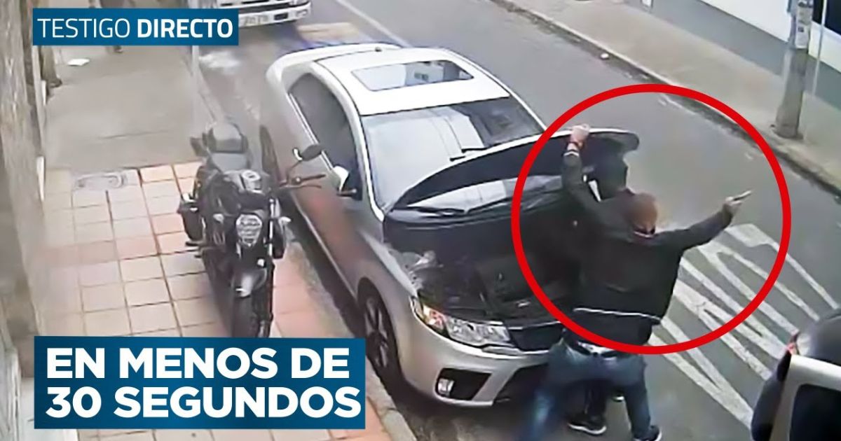 ¡Cuidado!: en 30 segundos lo puedes perder todo. Robo de vehículos y autopartes