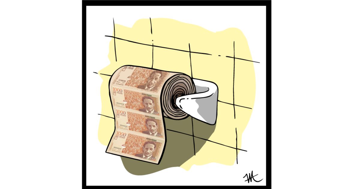 Caricatura: La devaluación