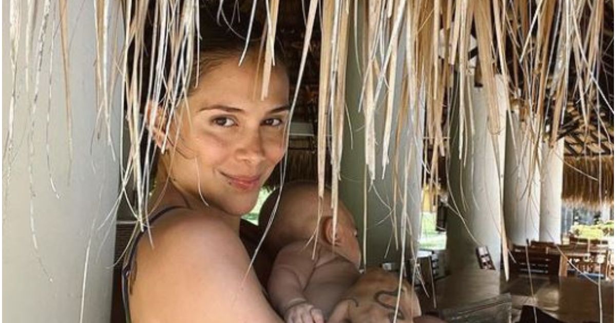 Salió todoterreno: así fue el primer viaje del hijo de Greeicy Rendón a tierra caliente