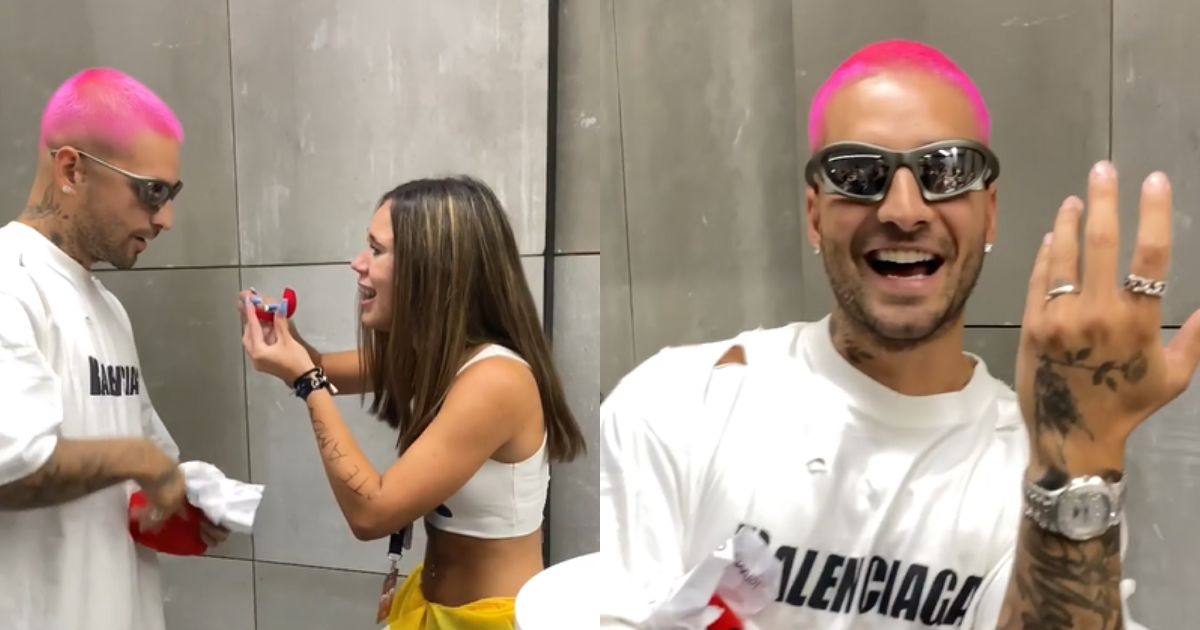 Maluma le hizo el feo a su novia y se comprometió con una fan