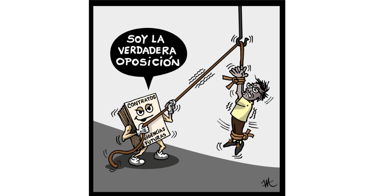Caricatura: La verdadera oposición