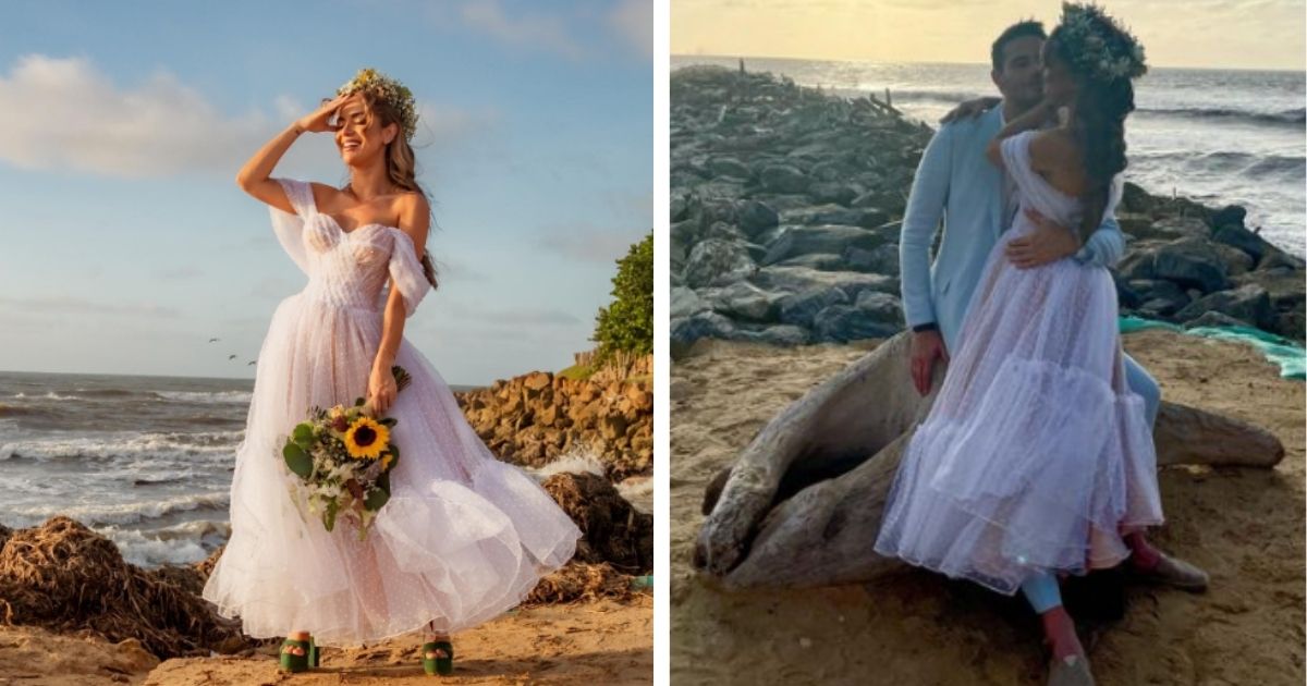 Un embarazo, el motivo por el que Elianis Garrido se habría casado