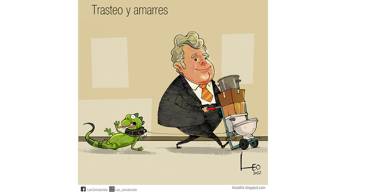 Caricatura: Trasteos y amarres