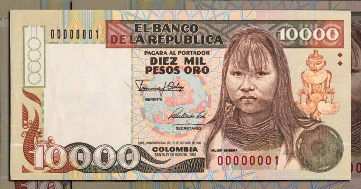 ¿Por qué desapareció el billete más bonito en la historia de Colombia?