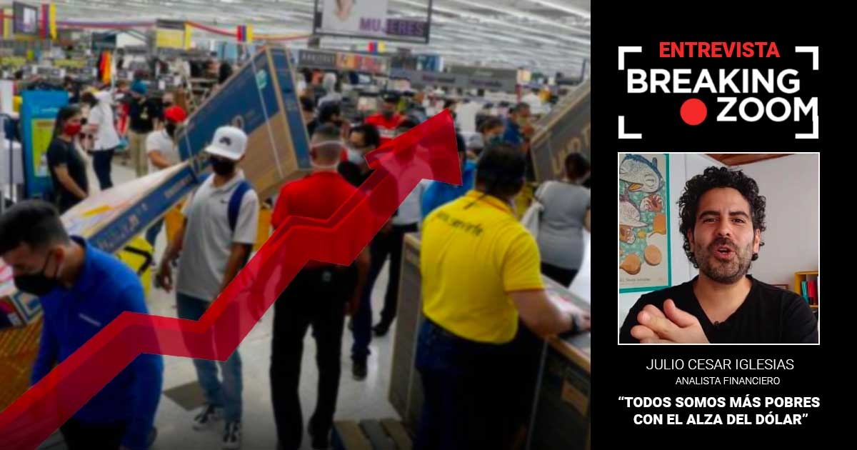 Quién pierde con la disparada del precio dólar en Colombia