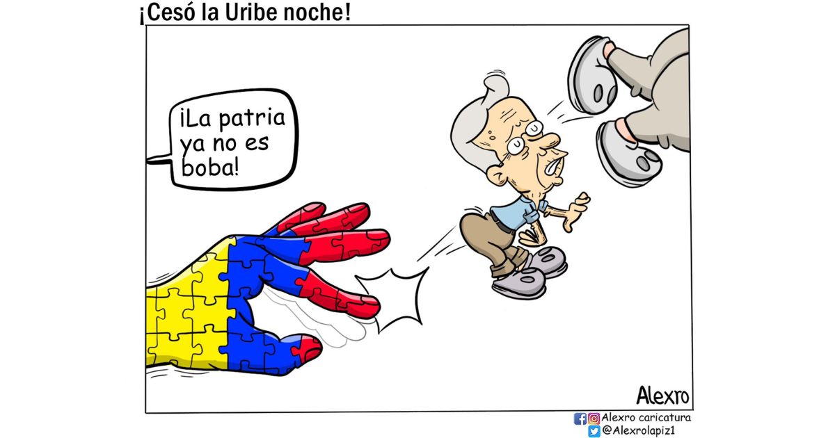 Caricatura: ¡Cesó la horrible noche!