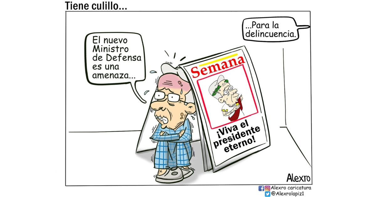 Caricatura: Tiene culillo...