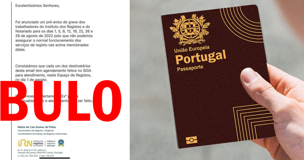 El bulo de una huelga en el Ministerio de Justicia de Portugal que afectaría a miles de colombianos