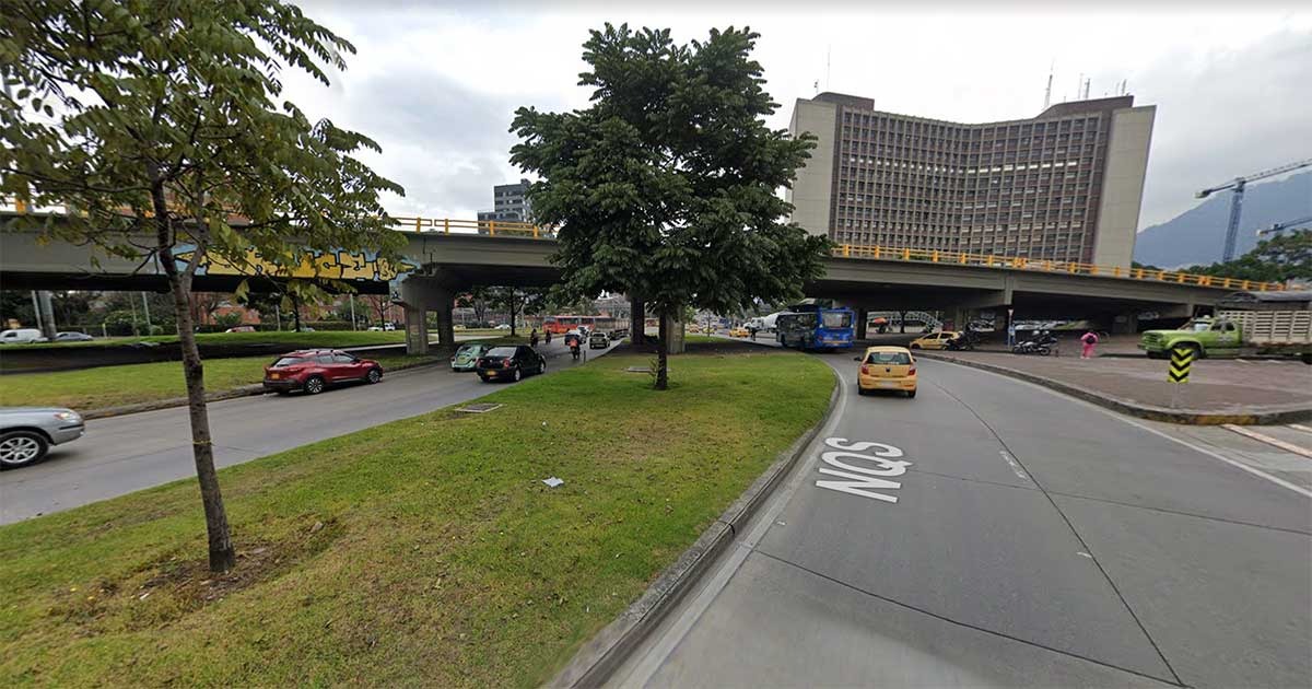 La peligrosa curva de la muerte en Bogotá