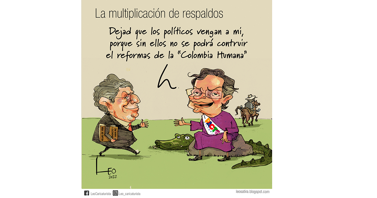 Caricatura: La multiplicación de respaldos