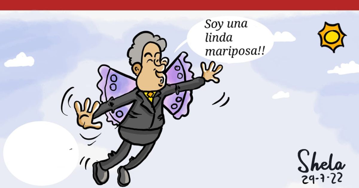 Caricatura: Mariposa Duque