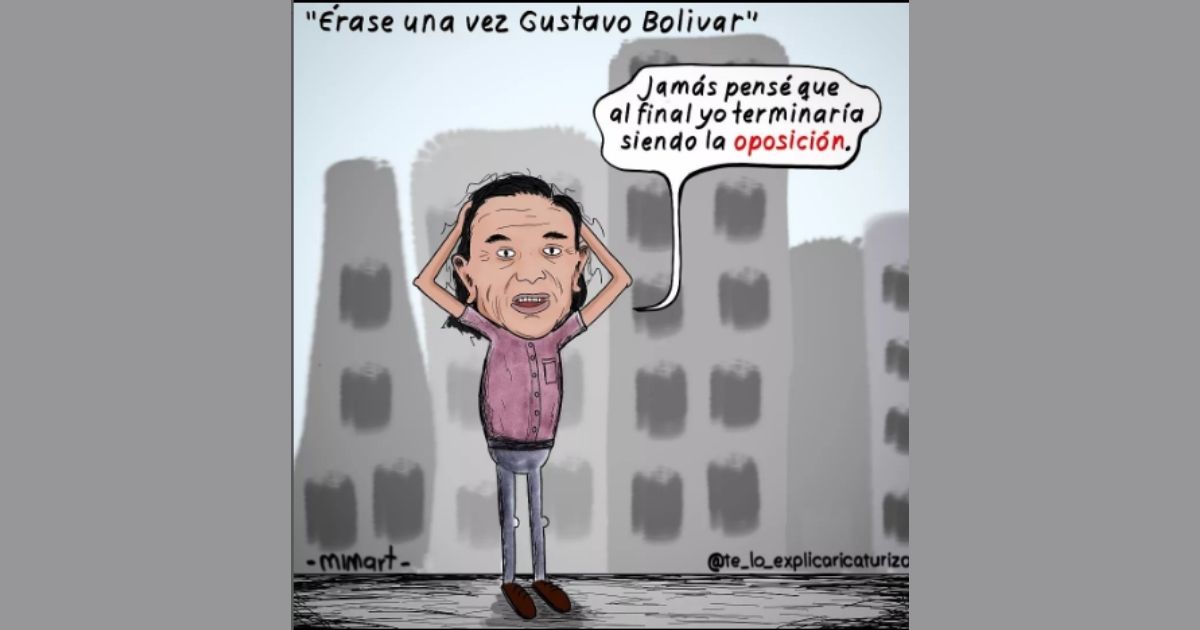 Caricatura: Érase una vez Gustavo Bolívar