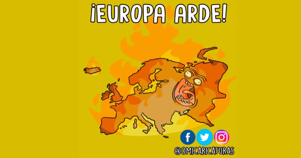 Caricatura: ¡Europa arde!