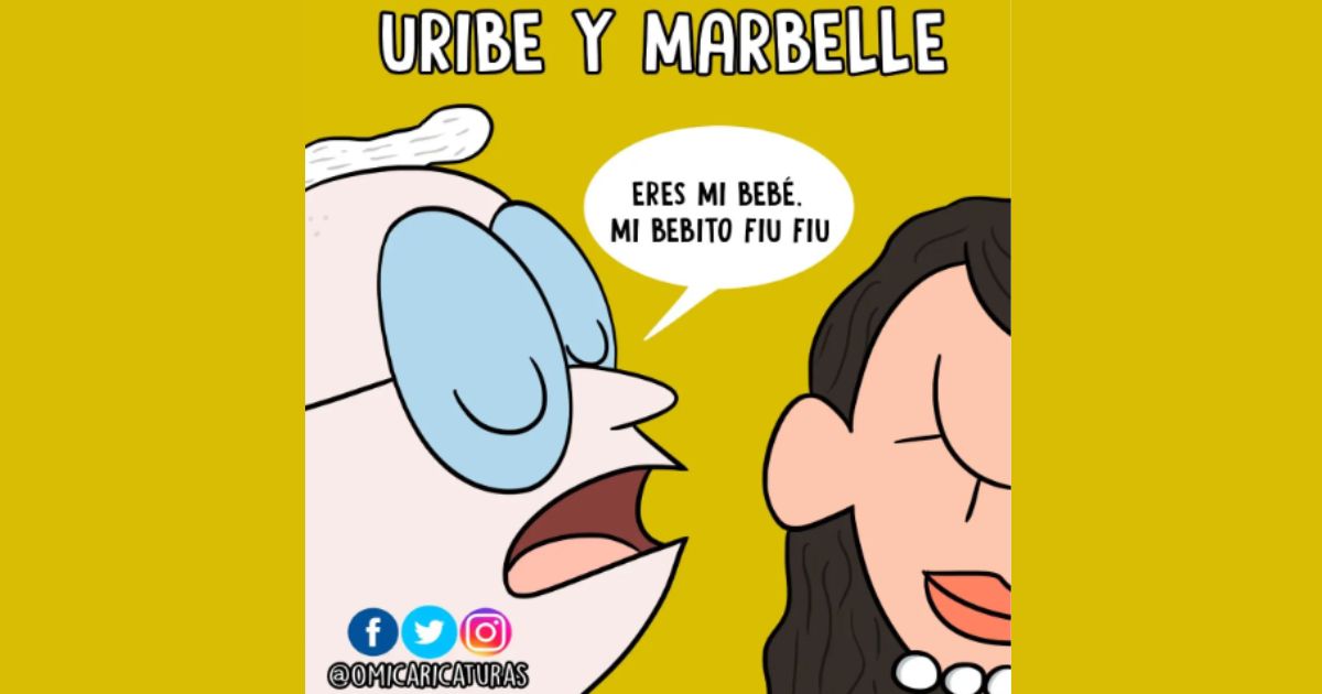 Caricatura: Uribe y Marbelle
