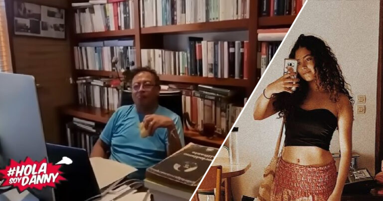  - Sofía Petro metió la cámara en su casa y mostró a su papá en pijama el día de la posesión