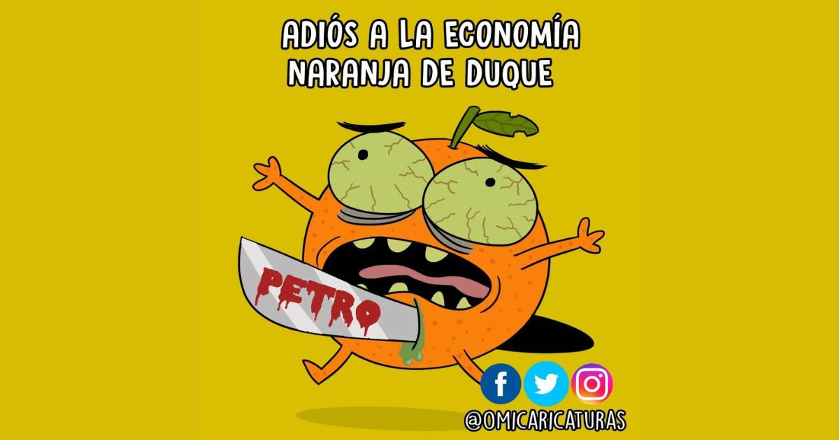 Caricatura: Adiós a la economía naranja