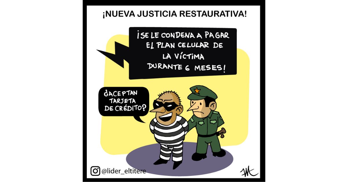 Caricatura: Nueva justicia