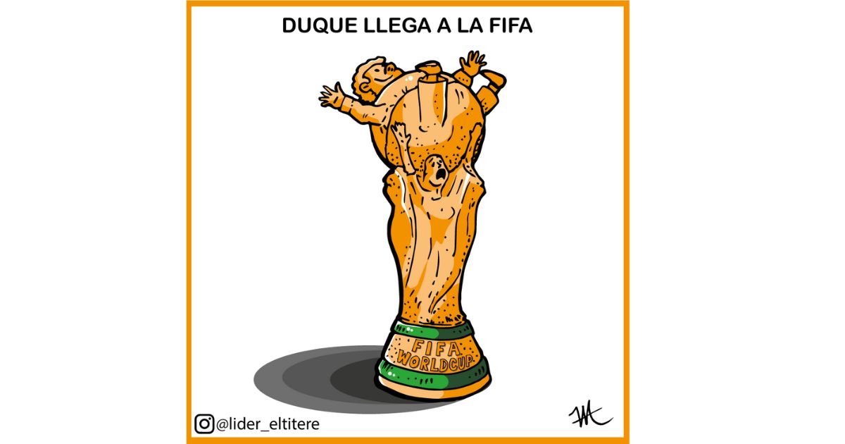 Caricatura: Duque en La Fifa