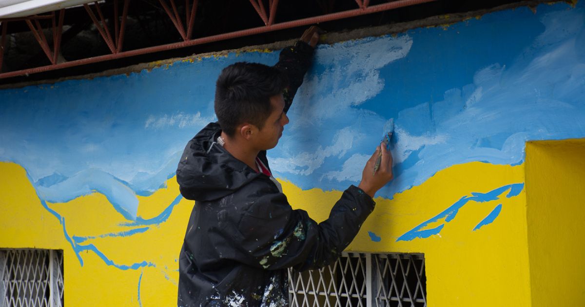 Los murales que cuentan la historia del resguardo indígena de Puracé