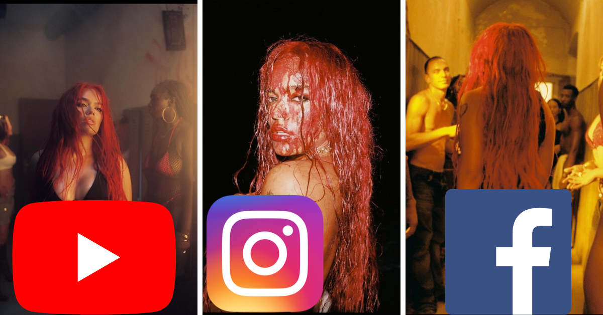 Las fotos con las que Karol G, desafía la censura de las redes sociales.