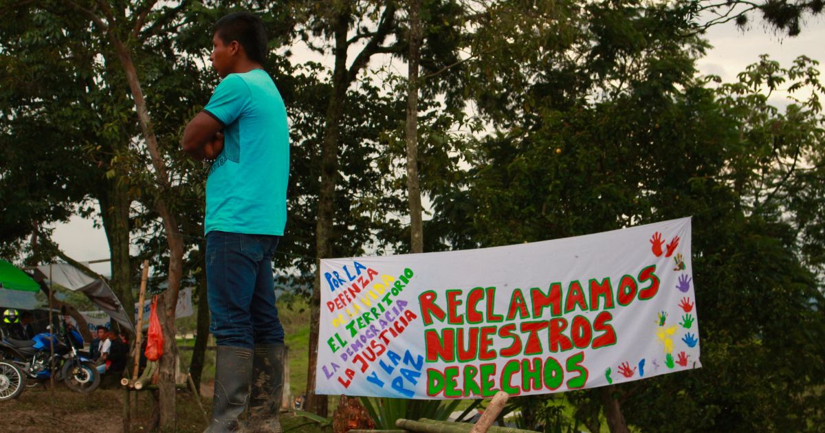 Una herida que sigue abierta: la lucha del indígena caucano por la tierra