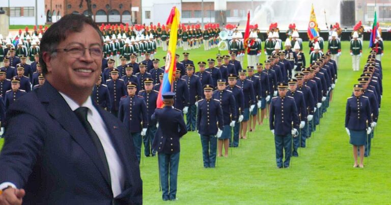  - Desplante mayor del presidente Petro a las Fuerzas Militares: deja metidos a mil oficiales