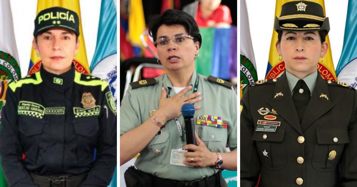 Cinco mujeres se toman los altos mandos de la Policía Nacional
