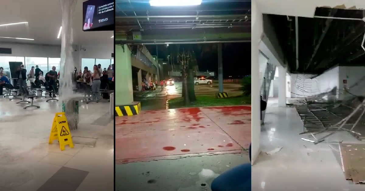 VIDEO: La tormenta que casi acaba con el aeropuerto de Cali