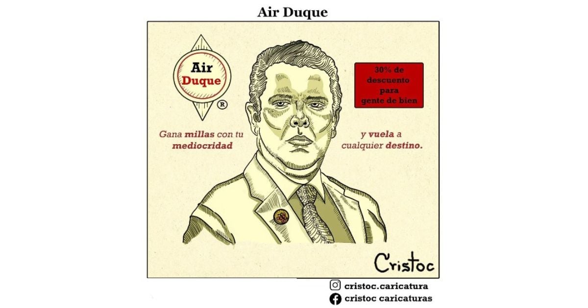 Caricatura: Air Duque
