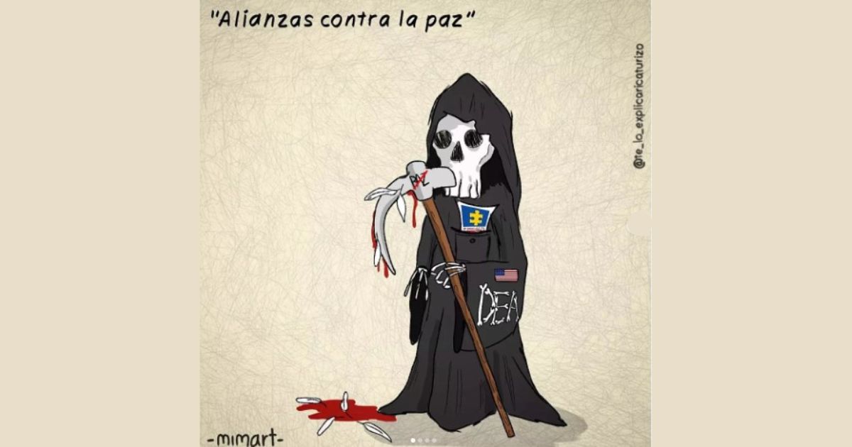 Caricatura: Alianzas contra la Paz