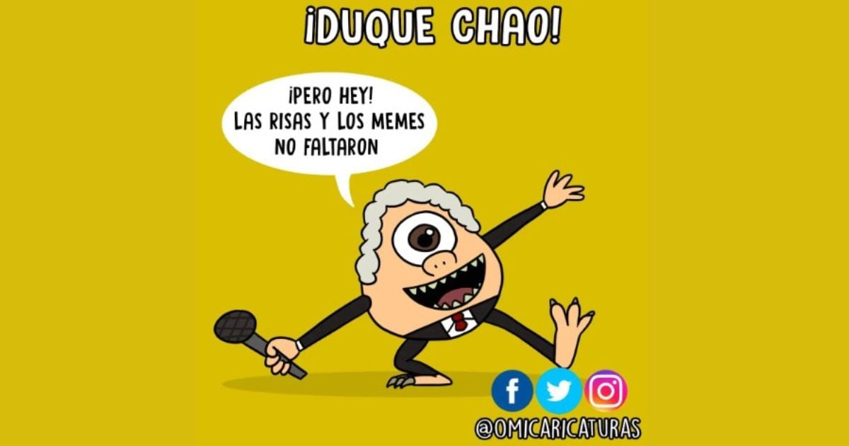 Caricatura: ¡Duque, chao!