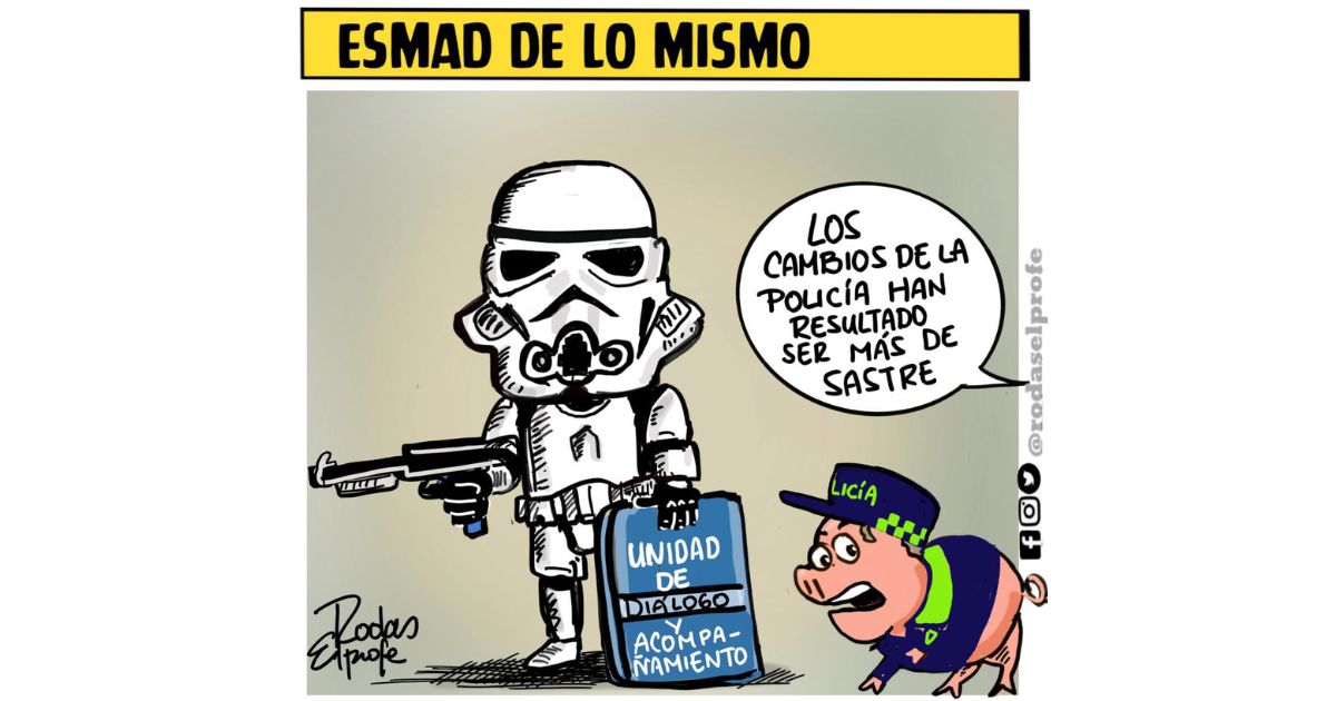 Caricatura: ESMAD de lo mismo