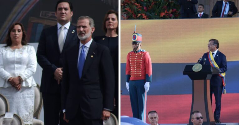  - Como una cachetada a la corona española, la posesión de Petro revivió la independencia