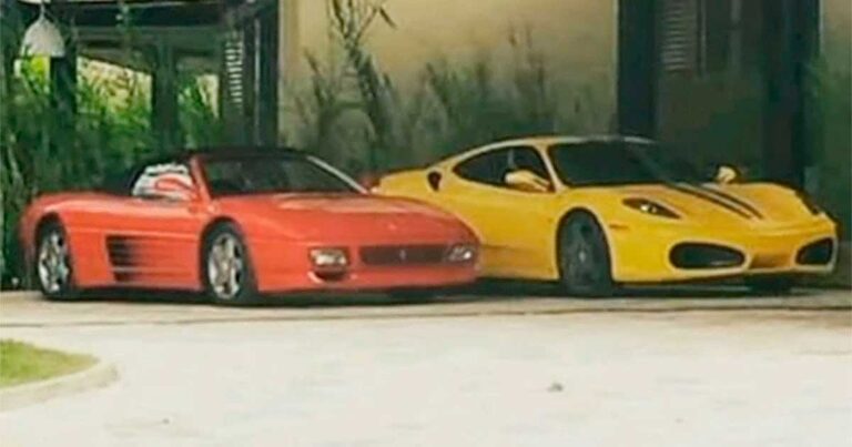  - El millonario rolo que tiene nueve ferraris en el garaje de su casa al norte de Bogotá