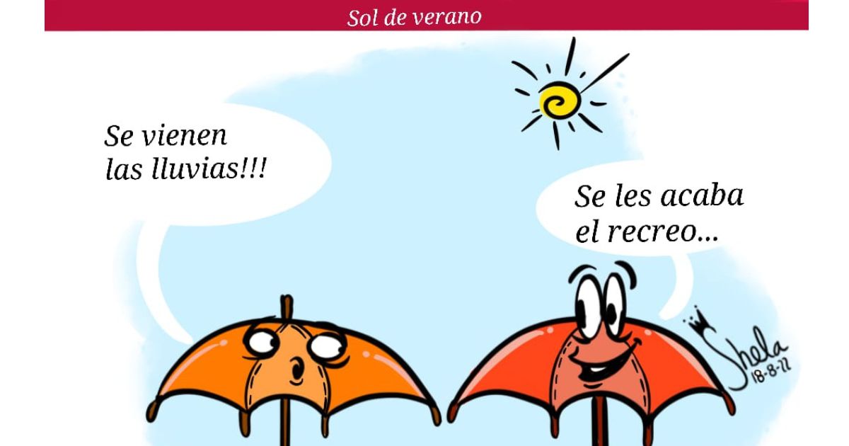 Caricatura: Sol de verano