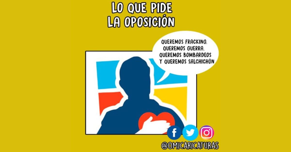 Caricatura: Lo que pide la oposición