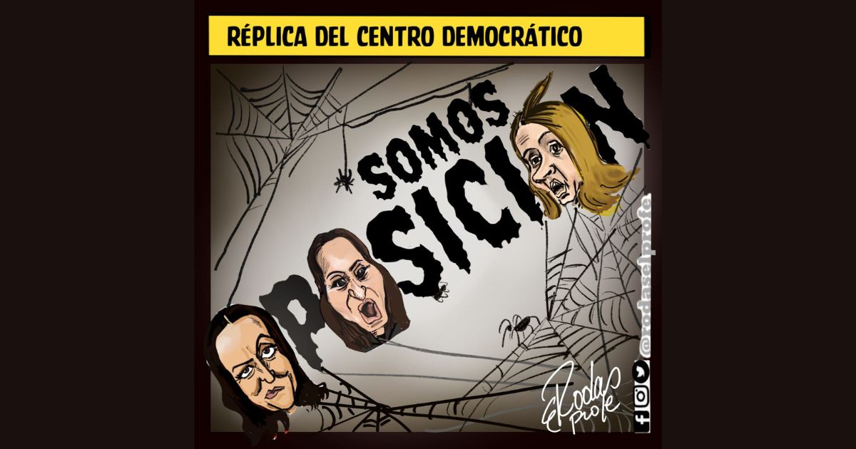 Caricatura: Replica del Centro Democrático