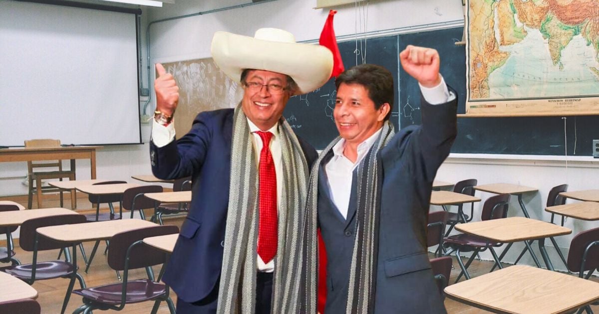El cinismo de Pedro Castillo, el presidente del Perú que es aliado de Petro