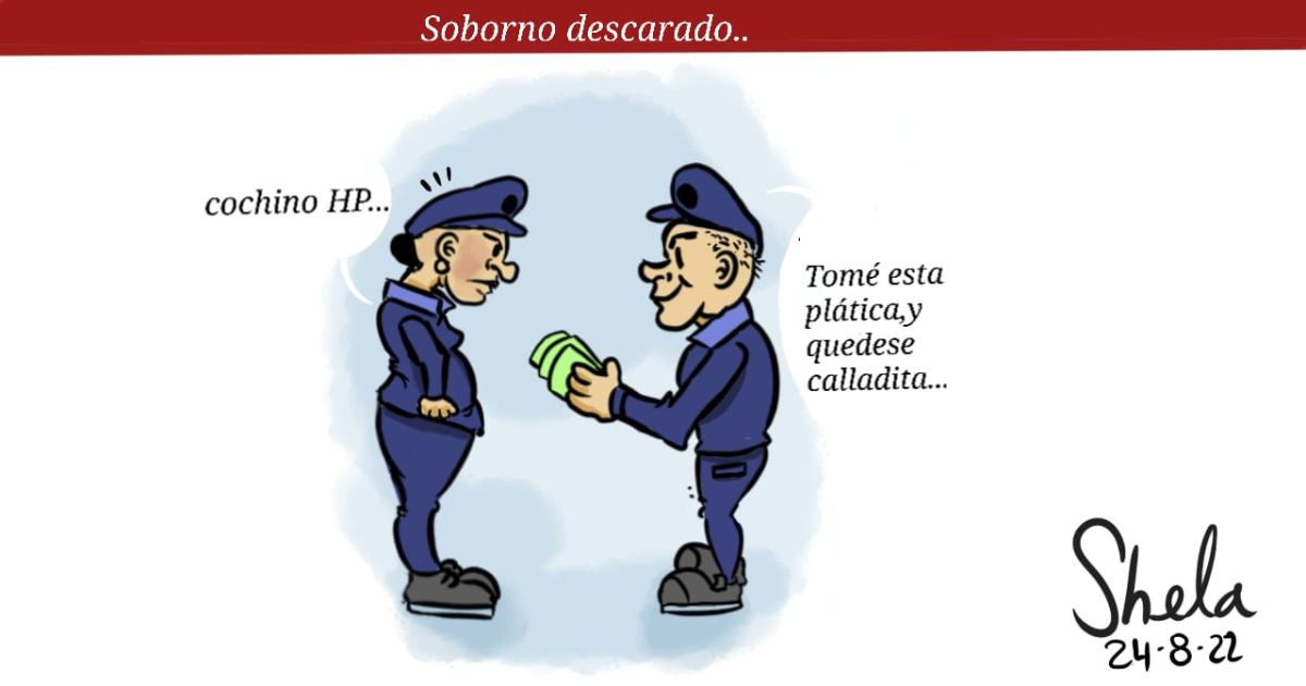 Caricatura: Soborno descarado