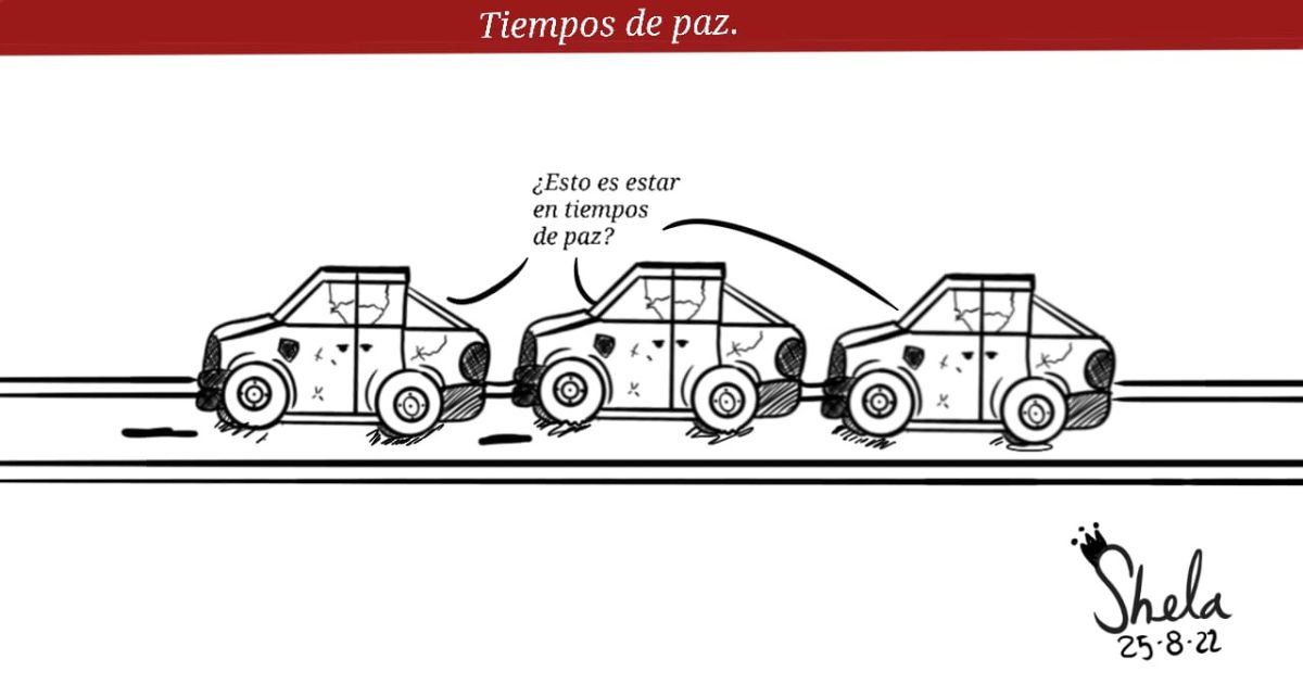 Caricatura: Tiempos de paz