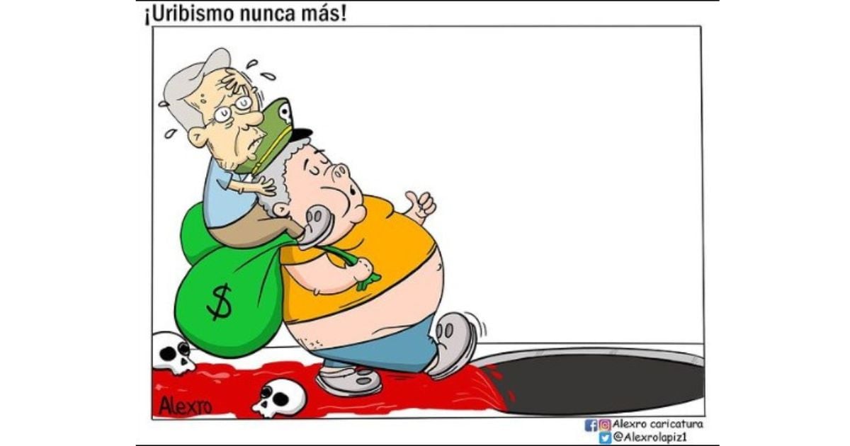 Caricatura: ¡Uribismo nunca más!