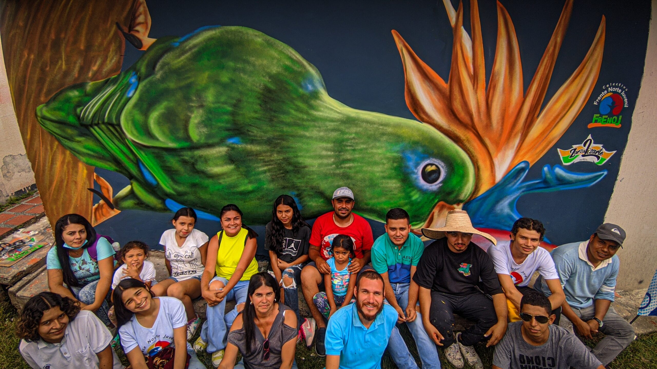 - Los jóvenes que convirtieron casas y muros golpeados por la violencia en un museo en Zarzal