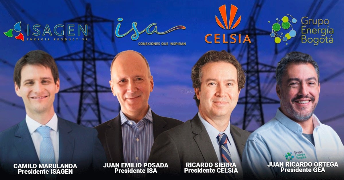 Los 4 grandes que más han ganado con la energía eléctrica en Colombia