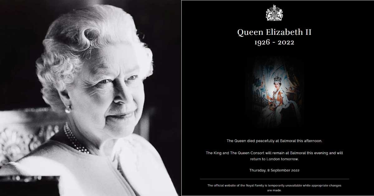 Duelo en Reino Unido: ha muerto la Reina Isabel II