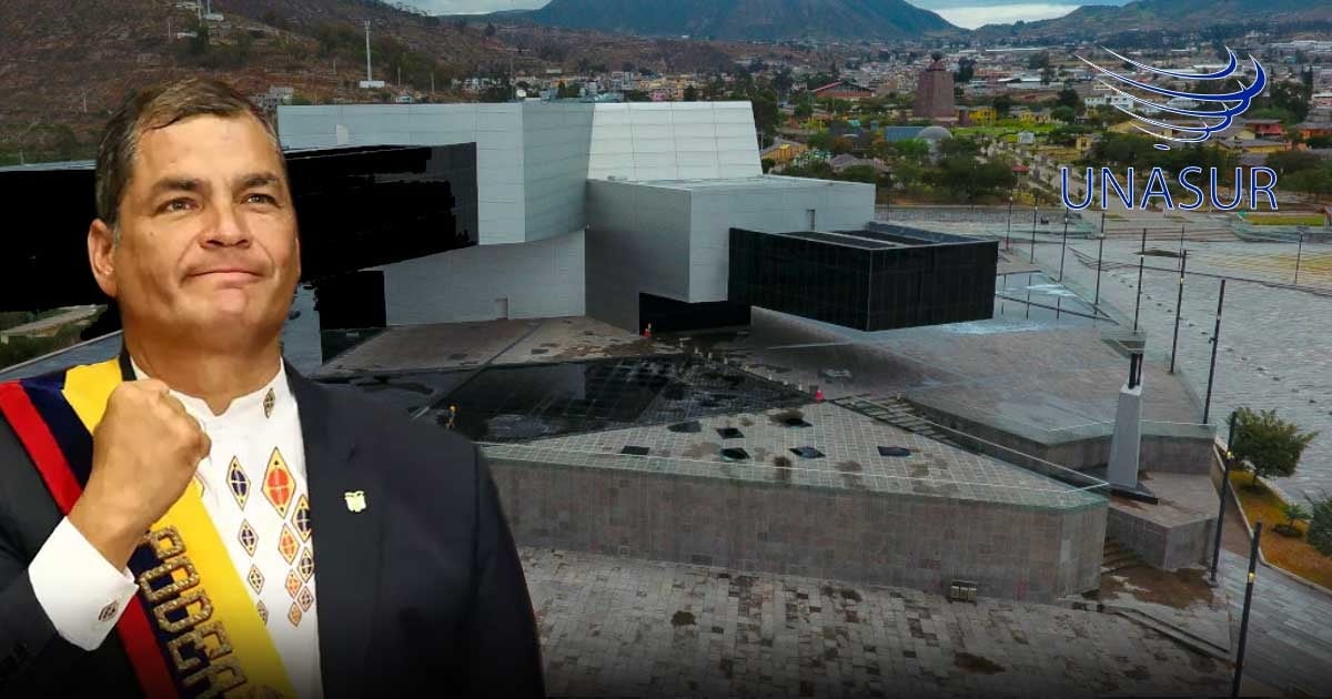 El edificio de Unasur en Quito, el monumental encarte que dejó Rafael Correa