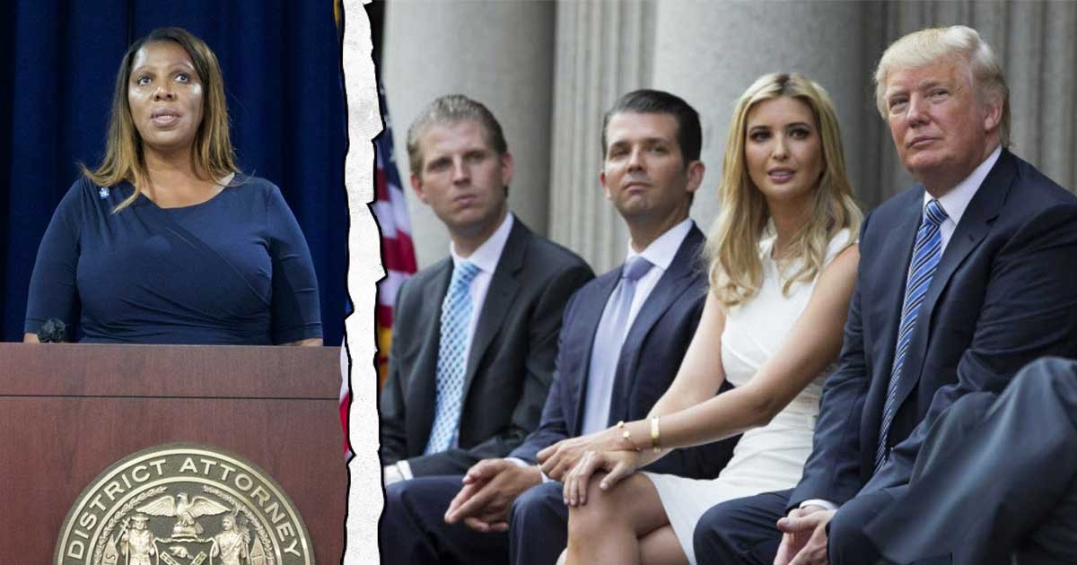 Trump y tres de sus hijos, demandados por evasión de impuestos