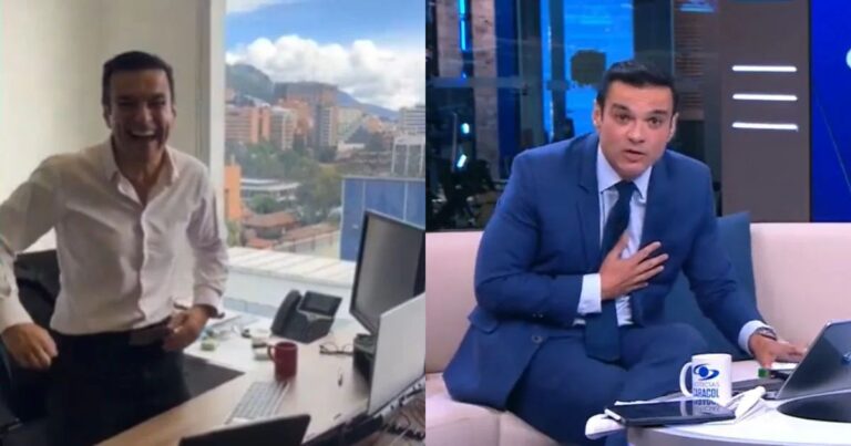 Juan Diego Alvira - Le tocó llamar al cerrajero: Juan Diego Alvira se quedó encerrado en su oficina de Semana