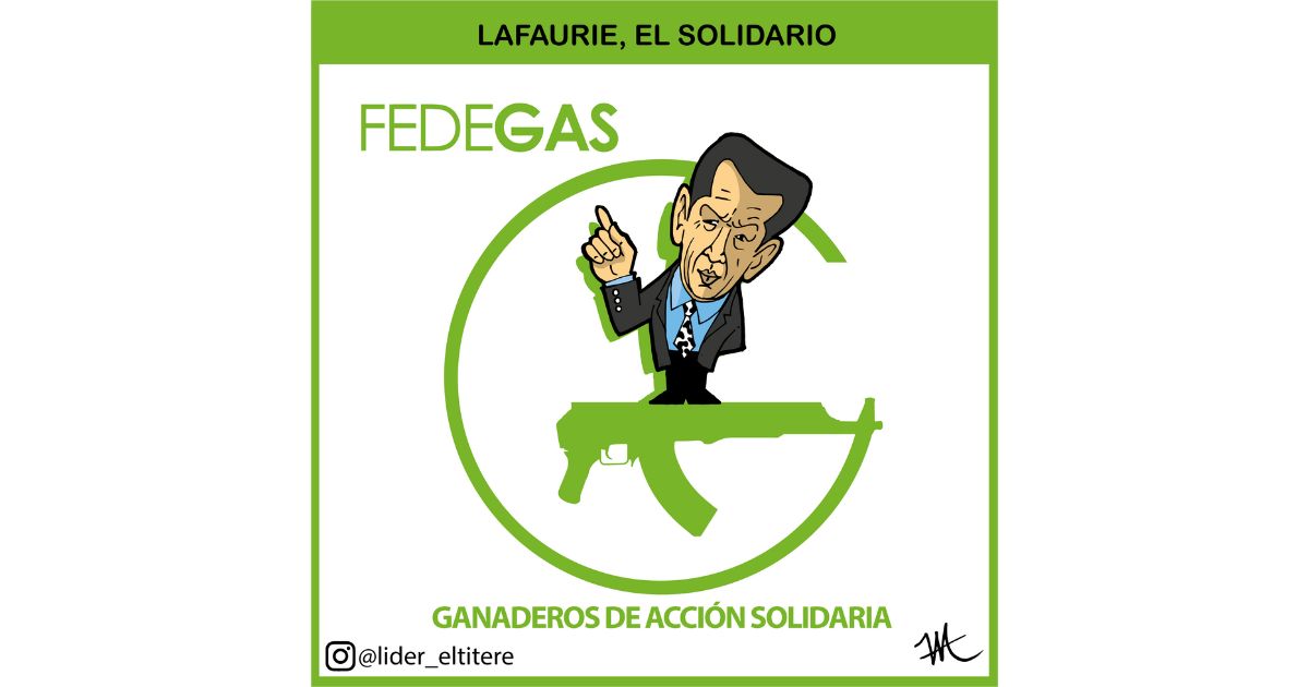 Caricatura: Solidaridad ganadera