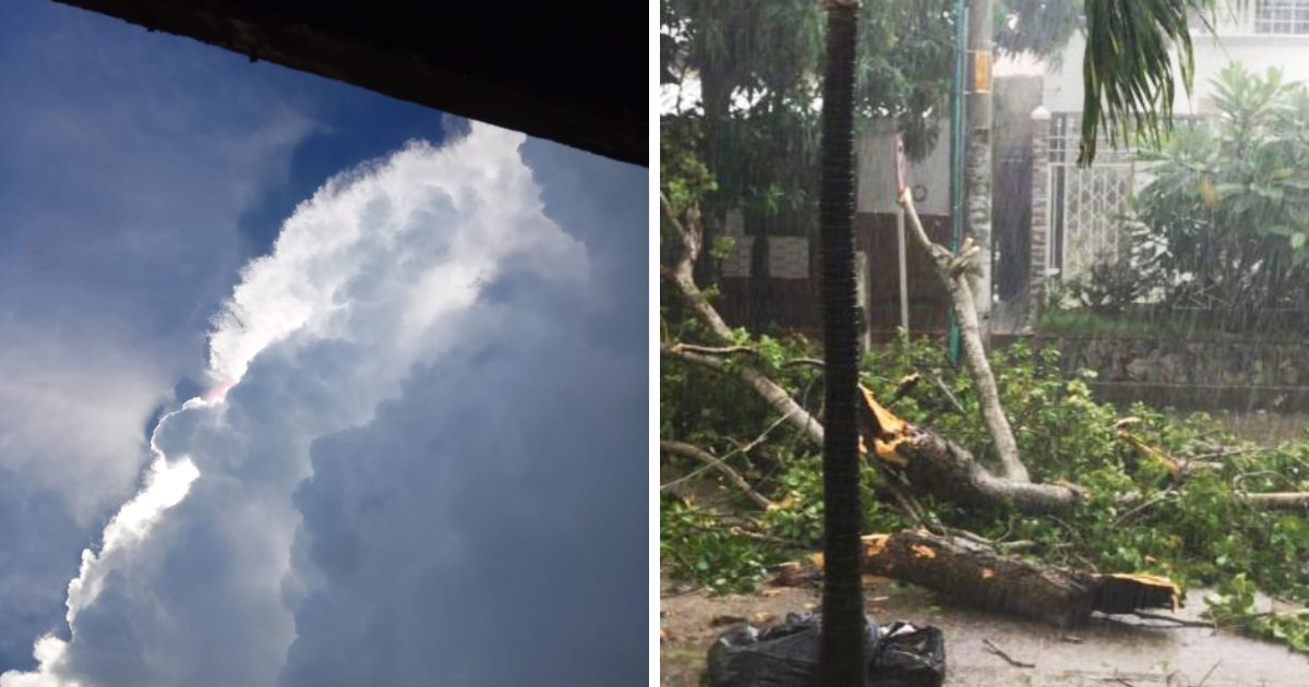 ¡Granizó en Barranquilla!: el vendaval que levantó techos en la ciudad