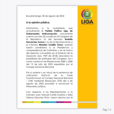 No acaba de nacer su partido y ya Rodolfo Hernández echa a dos de sus congresistas - -- Las2orillas - No acaba de nacer su partido y ya Rodolfo Hernández echa a dos de sus congresistas